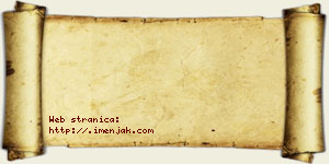 Jana Belić vizit kartica